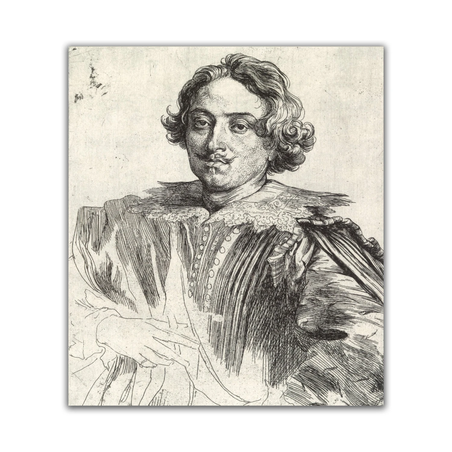 Van Dyck, Rembrandt And The Portrait Print 5 Van Dyck, Rembrandt And The Portrait Print – Image 3