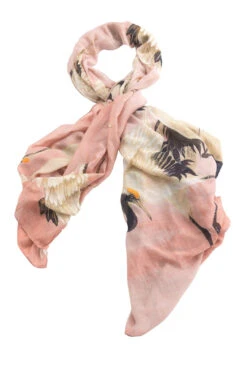Scarf Stork Pink