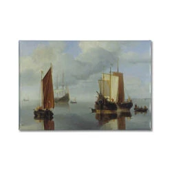 Fishing Boats Under Sail Magnet