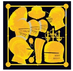 Wallace Still Life Arms And Armour Silk Scarf
