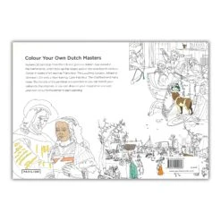 Colour Your Own Dutch Masters -Boutique De Cadeaux ColourBackCover df750f08 7abd 444c a8a4 6c8c31220132