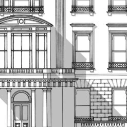 Hertford House Green Mounted Print By Michael Paul Lewis -Boutique De Cadeaux Crop c31c744f 128a 4952 8ea2 5a7716709f10