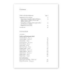 The Wallace Collection Catalogue Of Furniture - Paperback Edition -Boutique De Cadeaux Furniture Cat 5