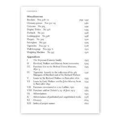 The Wallace Collection Catalogue Of Furniture - Paperback Edition -Boutique De Cadeaux Furniture Cat 9