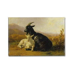 Goat And Kid Magnet