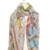 London Map Scarf - By One Hundred Stars