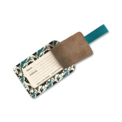 Minton Tile Luggage Tag -Boutique De Cadeaux Luggage Tag 3