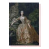Madame De Pompadour Greetings Card 1 Madame De Pompadour Greetings Card -Boutique De Cadeaux Madame De Pompadour 3