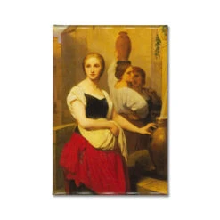 Margaret At The Fountain Magnet