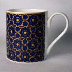 Sèvres Mug Blue 7 Sèvres Mug Blue -Boutique De Cadeaux Mug 3 Grey