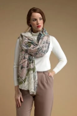 Paris Map Scarf - By One Hundred Stars -Boutique De Cadeaux ParisScarf1