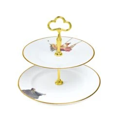 The Swing Two Tier Cake Stand - By Melody Rose