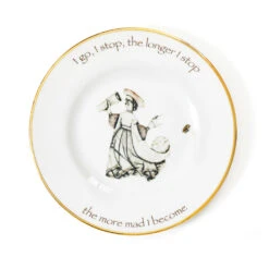 'I Go, I Stop' Dinner Plate - By Melody Rose