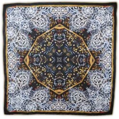 The Laughing Cavalier Lace Silk Scarf