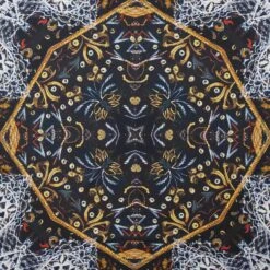 The Laughing Cavalier Lace Silk Scarf -Boutique De Cadeaux ScarfLace3