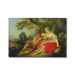 Shepherd Piping To A Shepherdess Magnet