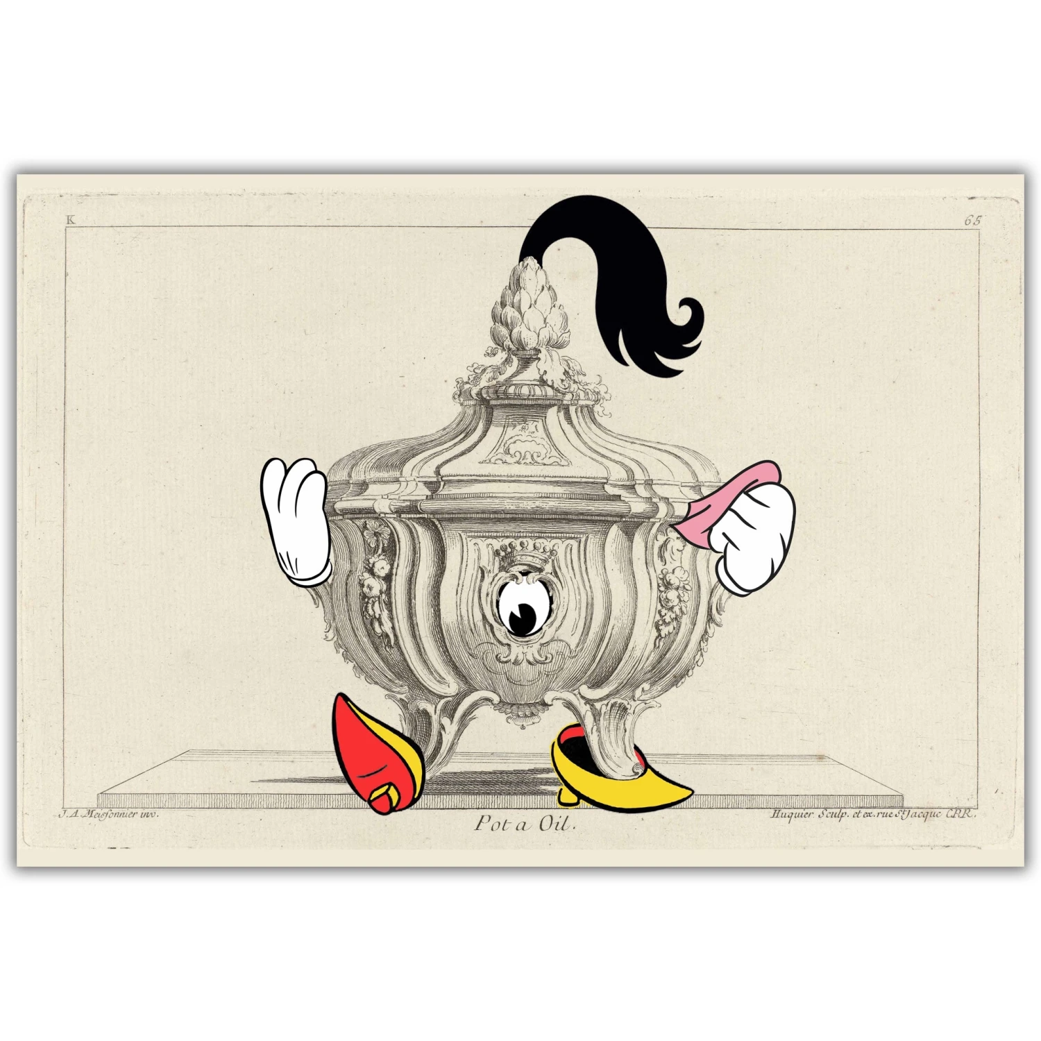 The Oil Pot Print By Kit Grover 3 The Oil Pot Print By Kit Grover