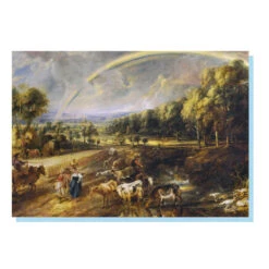 The Rainbow Landscape Greetings Card