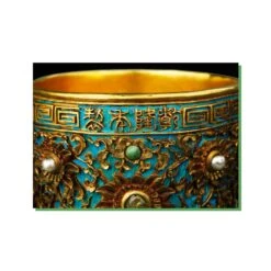 Gold Cup Of Eternal Stablity Greetings Card