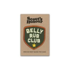 Belly Rub Club Iron On Patch