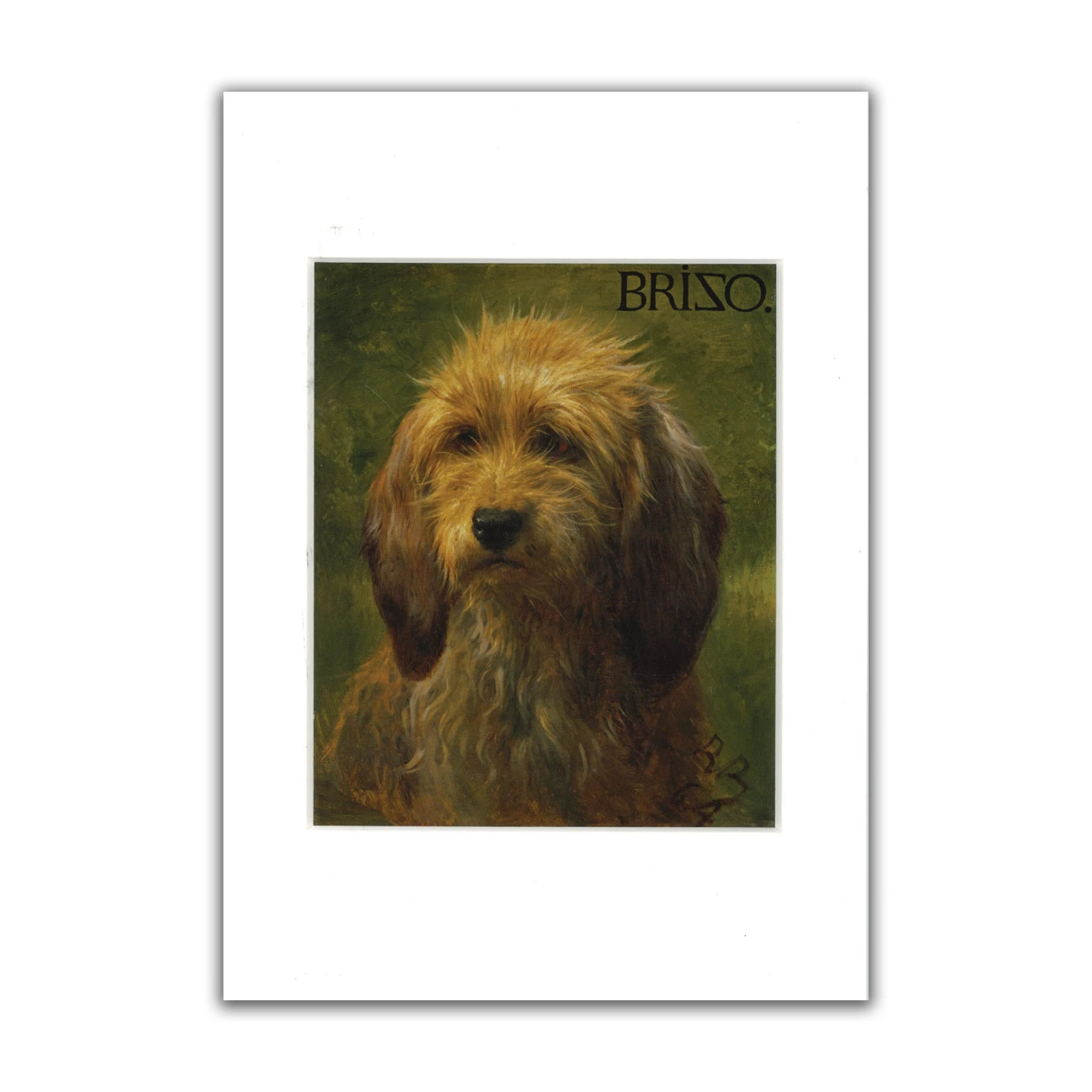 Brizo, A Shepherd's Dog A3 Mounted Mini Print 3 Brizo, A Shepherd's Dog A3 Mounted Mini Print