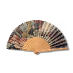 Still Life Folding Wooden Fan