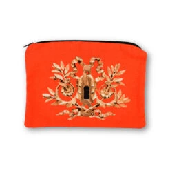 Secretaire Cotton Pouch Coral
