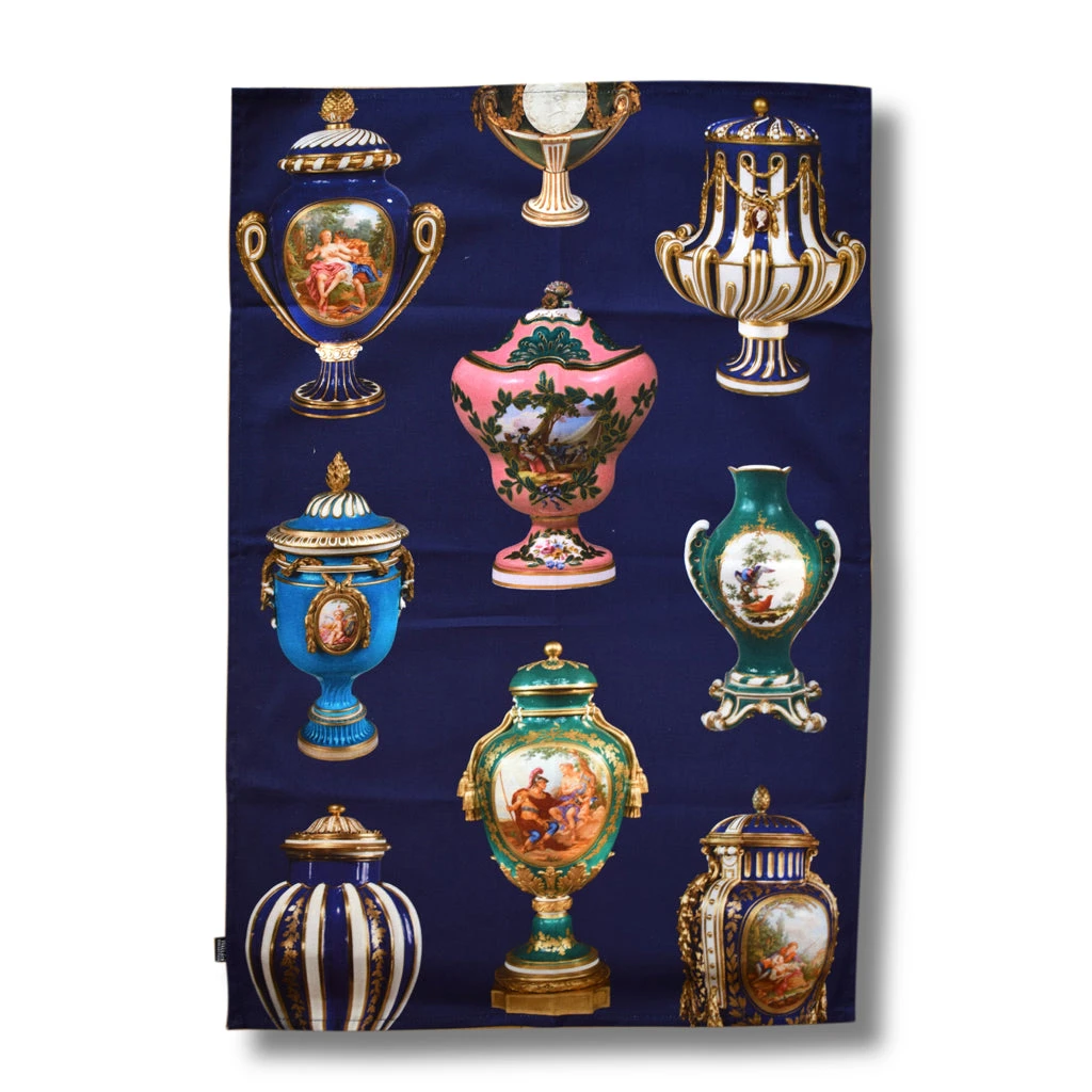 Sèvres Porcelain Tea Towel 3 Sèvres Porcelain Tea Towel