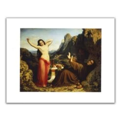 The Temptation Of Saint Hilarion Mini Print