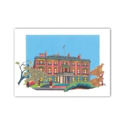 Hertford House From Manchester Square Greetings Card