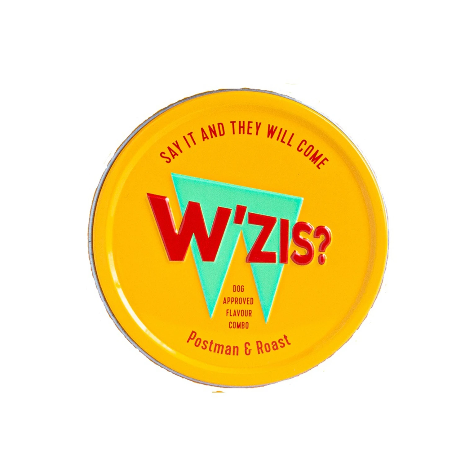 Treat Tin Yellow - Postman And Roast 3 Treat Tin Yellow - Postman And Roast